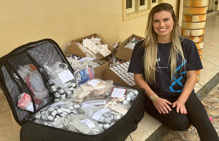 Estudante de Medicina do Sul de SC leva assistência humanitária na “Missão África”